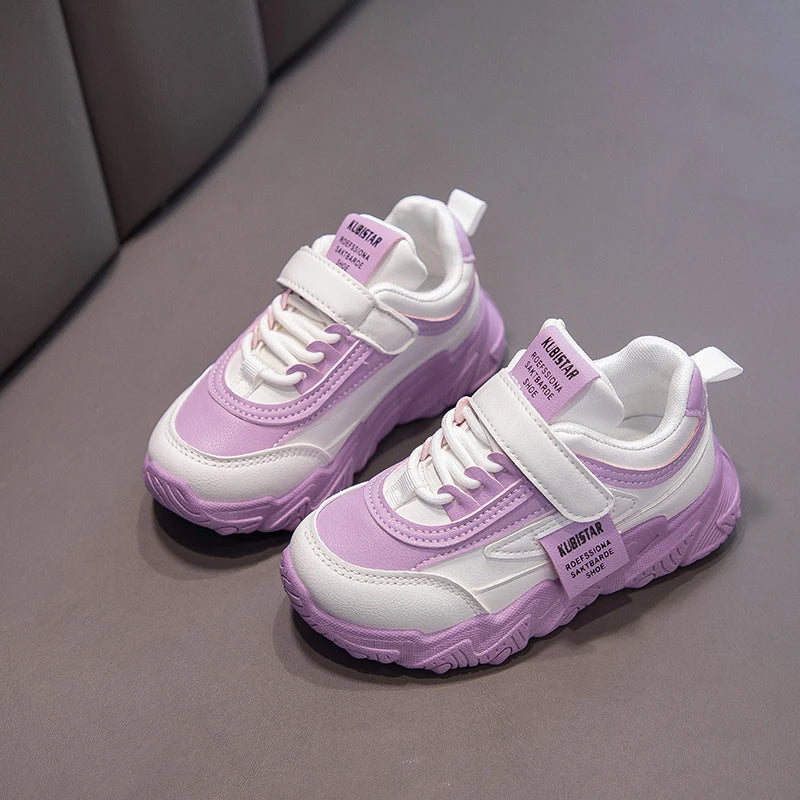 2024 Autumn New Kids Sneakers Children Casual Sneakers for Boys Girls Classic Soft Anti-skid Fashion Sports Running Shoes Tide
