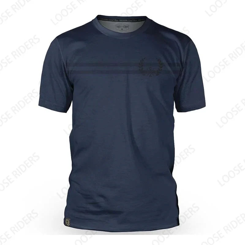 Loose Rider Men's Mountain Bike Long Sleeve Jersey DH Motocross Downhill Jersey BMX Bike Enduro MTB Shirt Breathable Clothing