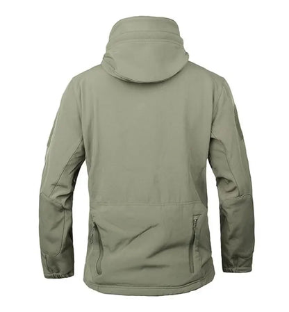 Motorcycle Shark Skin Soft Shell Jackets Men Tactical Windproof Waterproof jacket men Combat Jackets Mens Hooded Bomber Coats