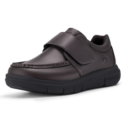 Wide Fit Men's Leather Shoes Diabetic Walking Shoes Oxford Shoes Formal Business Shoe Comfortable All Day Wear