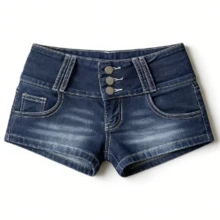 2026 Casual Women Denim Shorts Y2K Aesthetic High Waist 90s Streetwear Soft Grunge Egirl Style Comfort Beach Outfit New Fashion