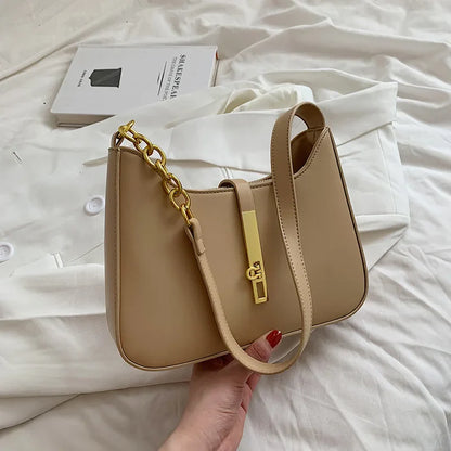 Top Quality Luxury Brand Purses and Handbags Designer Leather Shoulder Crossbody Bags for Women Dual Straps Underarm Sac A Main