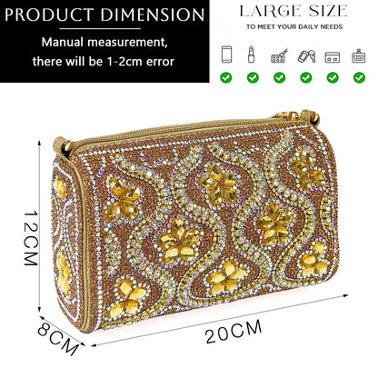 2024 Summer New Design Specials Italian Women Shoes and Bag Set in Royal Green Color Comfortable Heels With Rhinestone for Party
