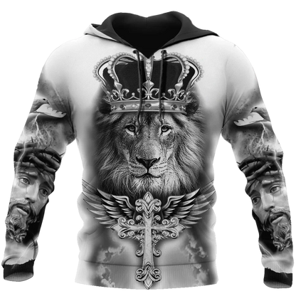 Spring and Autumn Tiger Lion Tattoo 3D Printed Men's Hoodie Unisex Harajuku Fun Hip Hop Sweatshirt Street Essential Oversized