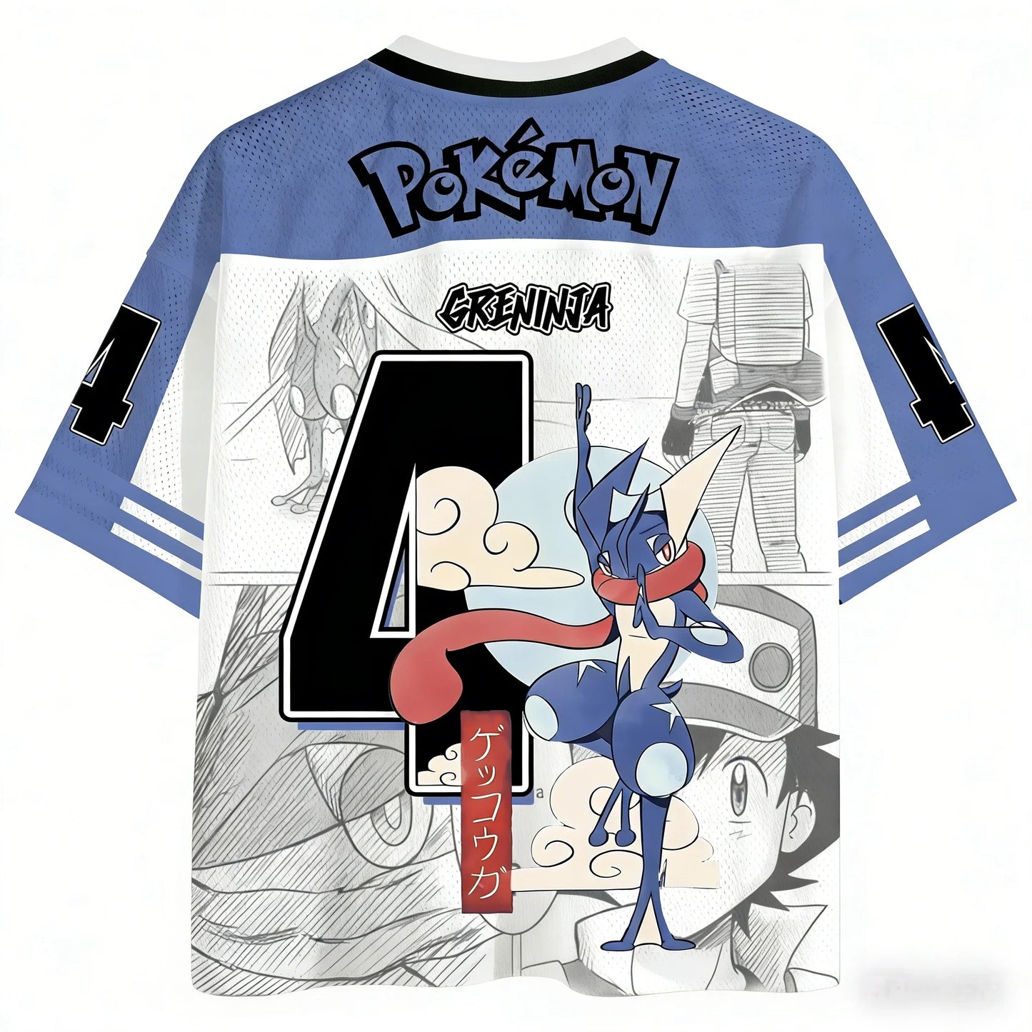 Summer 2026 Pokemon Series Themed Baseball Suit 3D Printed Breathable Quick Drying Short-sleeved T-shirt Adult Parent-child Top