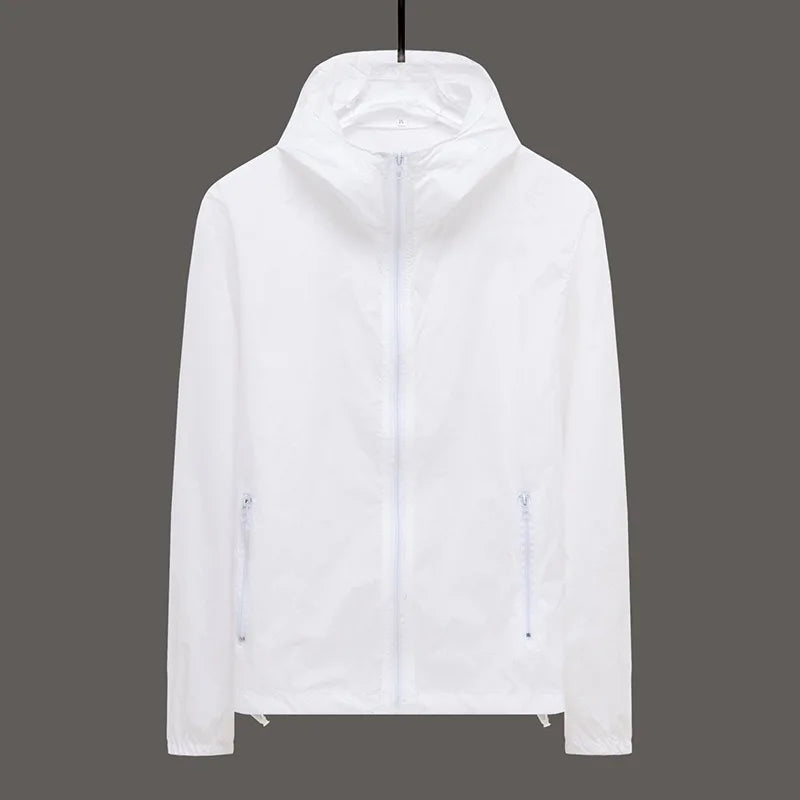 1pcs Breathable Ice Silk Hiking Jacket Outerwear Coat Camping Sun Protection Fishing Hunting Clothe Quick Dry Sunscreen Clothing