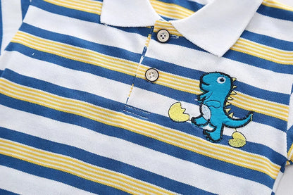 New Summer Baby Girls Clothes Suit Children Boys Striped T-Shirt Shorts 2Pcs/Sets Toddler Casual Cotton Costume Kids Tracksuits