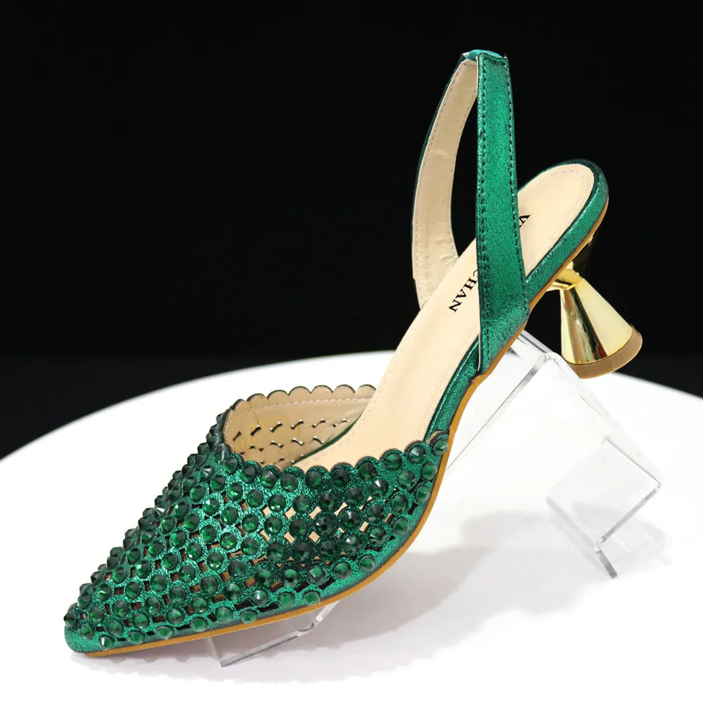 2024 New INS Pointed Shoes And The Same Style Envelope Bag Two Ways To Wear Fashion Shoes And Shoulder Bags