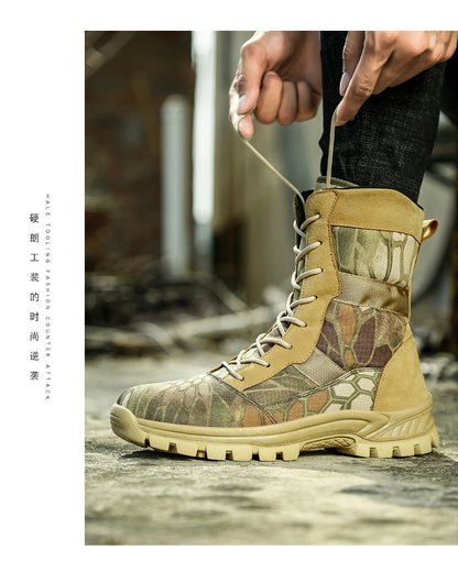 Men Tactical Boots Waterproof Hiking Shoes Brand Ankle Plus Climbing Shoes Size Boot Free Shipping Outdoor Casual