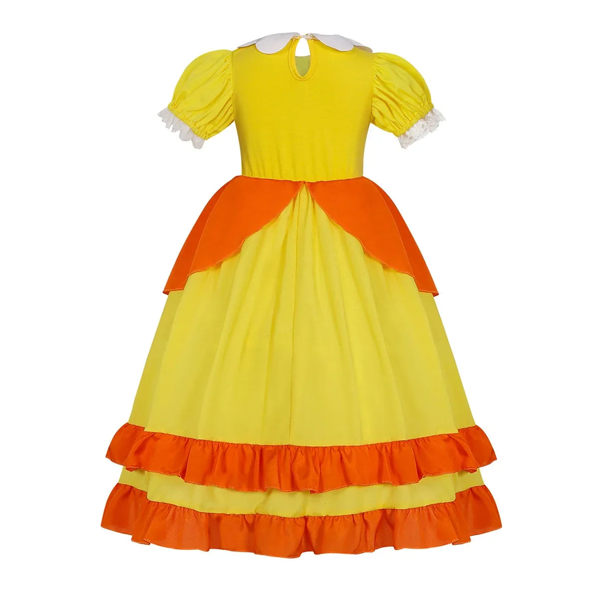 Rosalina Dress Girls Peach Costume Daisy Cosplay Children Birthday Party Carnival Fancy Outfit