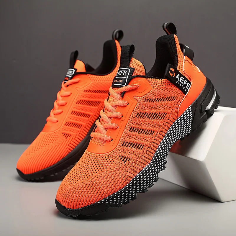Men Running Shoes Breathable Outdoor Sports Shoes Lightweight Sneakers for Men Comfortable Athletic Training Footwear