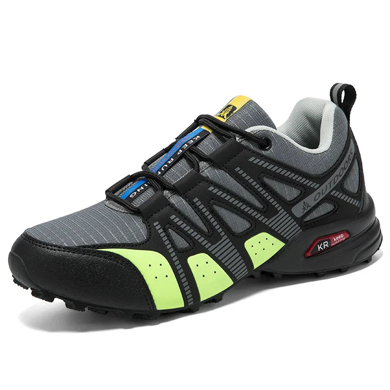 Men Women Hiking Shoes Waterproof Outdoor Trainers Lace-up Climbing Trekking Sneakers Mountain Walking Hunting Tactical Sneakers