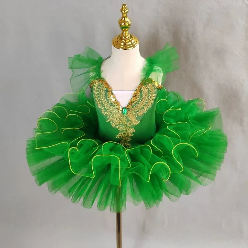 Kids Outfit Ballet Leotard Girl Dress Elegant Vestido Girls Clothes Tutu Baby Dresses Children Ballet Skirt Dance Costume Summer