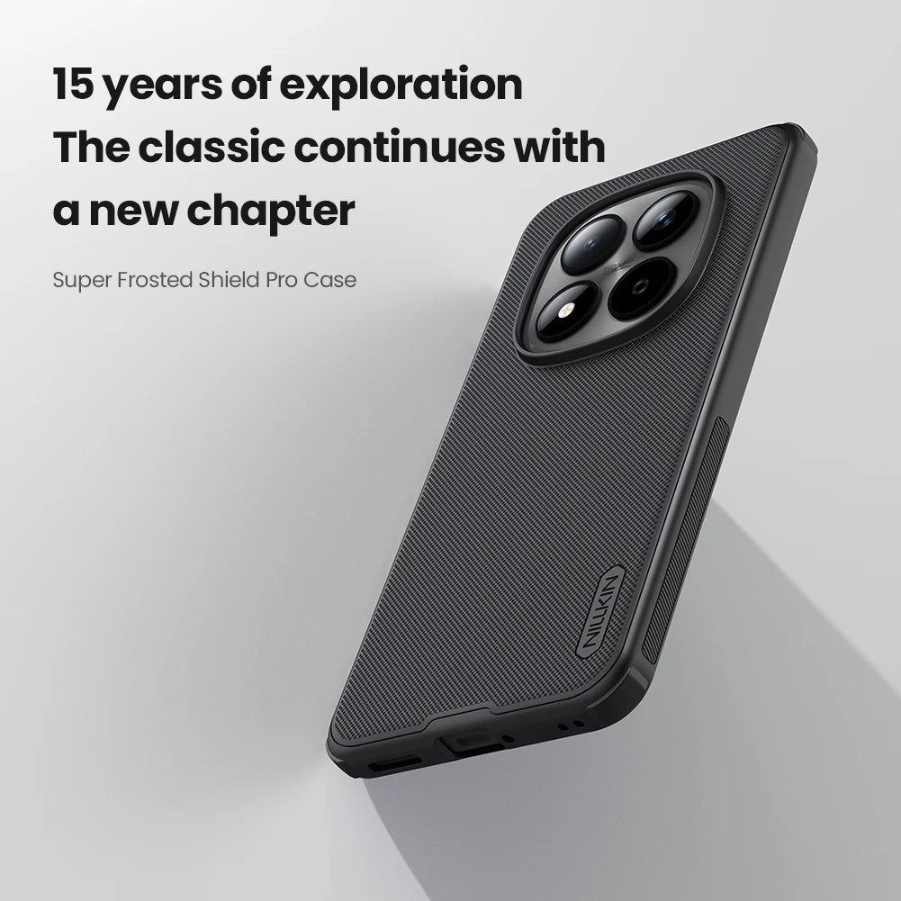 For Xiaomi Redmi Note 13 14 15 Pro Plus 5G Case Magnetic Soft Frame Hard PC Super Frosted Pro Back Cover Protection