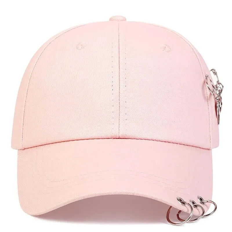 Unisex Star Iron Ring Baseball Caps Spring and Autumn Outdoor Adjustable Casual Hats Sunscreen Hat