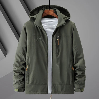 Casual Warm Military Tactical Coat Men Large Size Jacket Autumn Winter Padded Thickened Outdoor Punching Hiking Jacket Men's Top