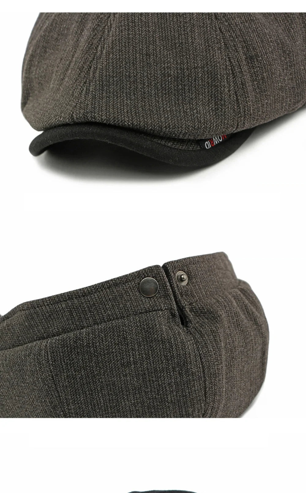 Beret Cap Men Women Autumn Winter Hat Thick Warm Artist Painter Wool Beret Hat Male Female Flat Octagonal Cap Mens Berets