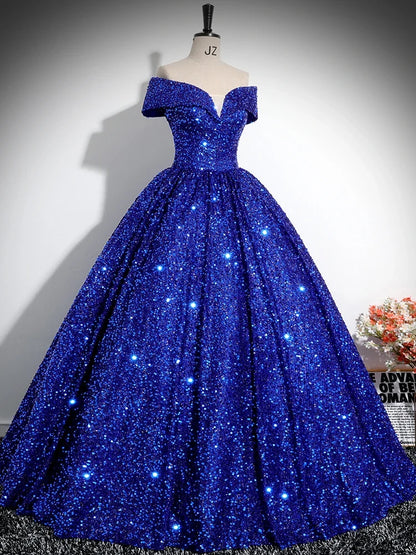 Sonhar Vestidos Shinny Sequin 15 Quinceanera Dresses Ball Gown Luxury Party Dresses Customized 15 Year Old Dress