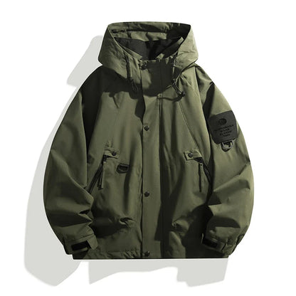 Men Women Waterproof Hiking Jacket Windproof Camping Windbreakers Oilproof Fishing Trekking Jacket Autumn Spring Sport Rain Coat