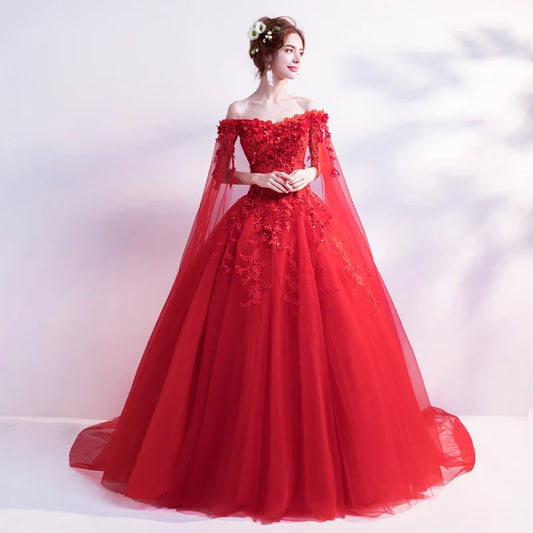 Customized New Ball Gown Quinceanera Dresses Tulle Appliques Prom Birthday Party Gowns Formal Occasion Vestido De Noche