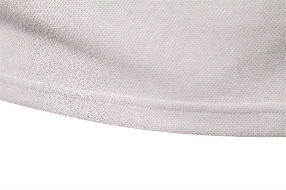 Men's Embroidery Polo Shirt Fashion Turn down Collar Casual Social Luxury Golf Shirt