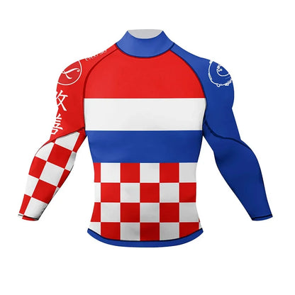 Cody Lundin Wrestling Compression T Shirt Men Full Subliamtion Brazilian Jiu-Jitsu MMA Shor Sleeve Rashguard With Anti Rubber