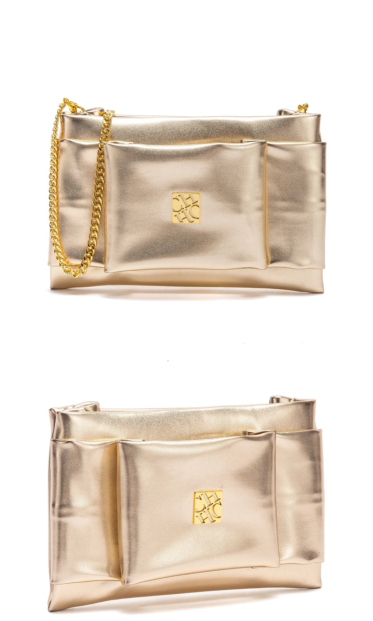 Women's Shoulder Bag New Simple Black Detachable Dual purpose Chain Bag Business Wallet