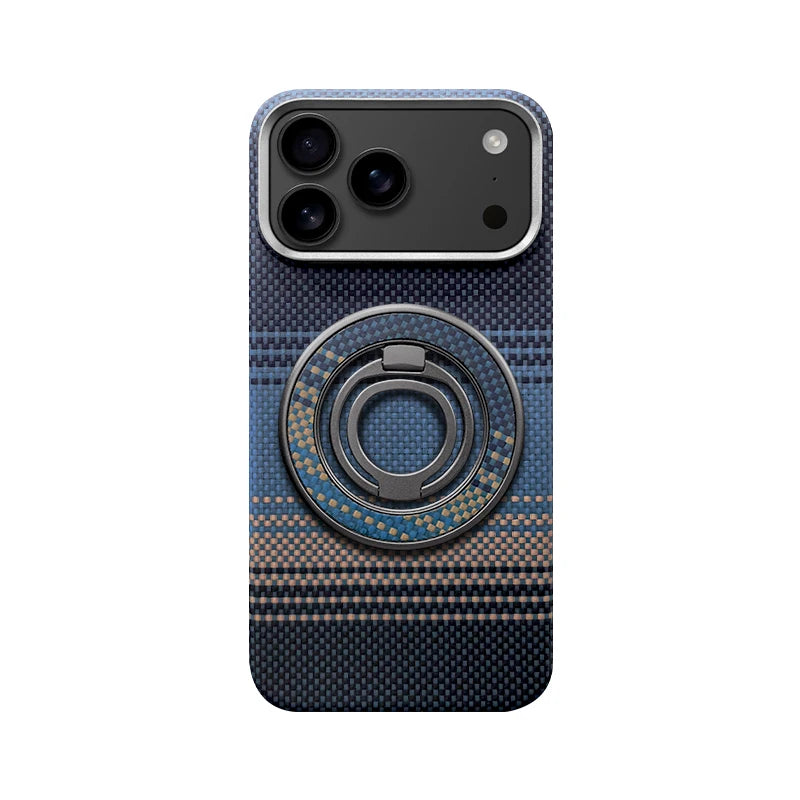 Ultra Slim Real Aramid Kevlar Carbon Fiber Business Case For IPhone 17 Air Pro Max Magnetic Charging Shockproof Protective Cover