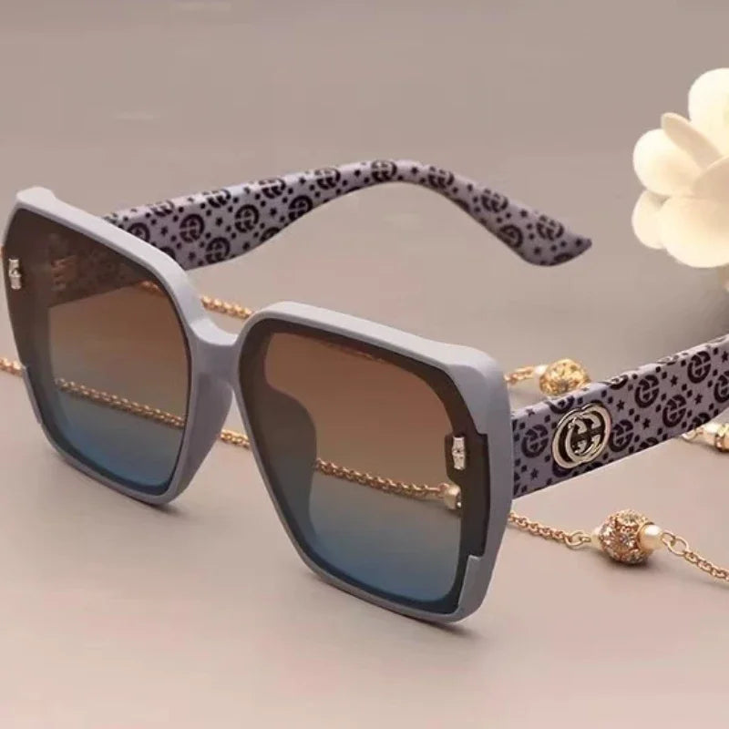 Fashion Polarized Sunglasses Internet Celebrity Sunglasses 2025 New Ins Spice Girl Style Premium Women's Sunglasses