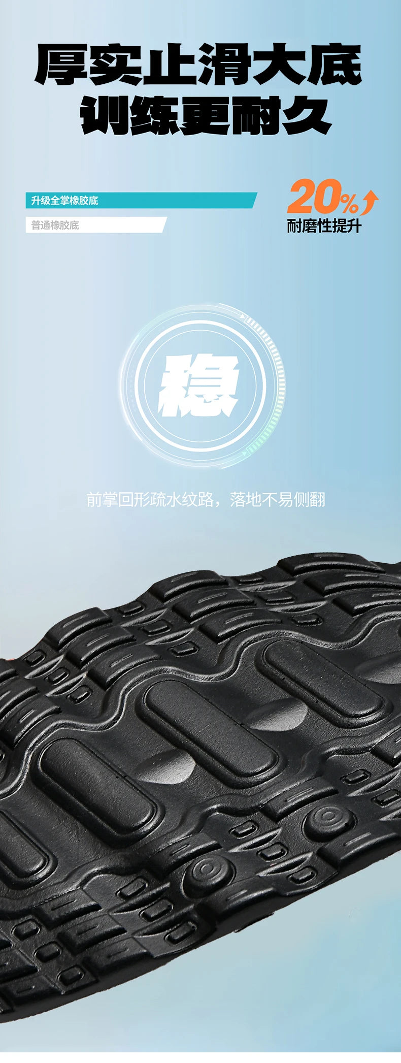 New Men's Sneakers PU Air Cushion Anti-Slip Shock Absorber Running Shoes Outdoor Lightweight and Breathable Mesh Running Shoes