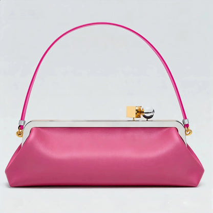 Luxury Kisslock Clip Clutch Ladies Evening Bags for Women Handbags Fashion Designer Shoulder Bag NEW Frame Wedding Purses Pouch