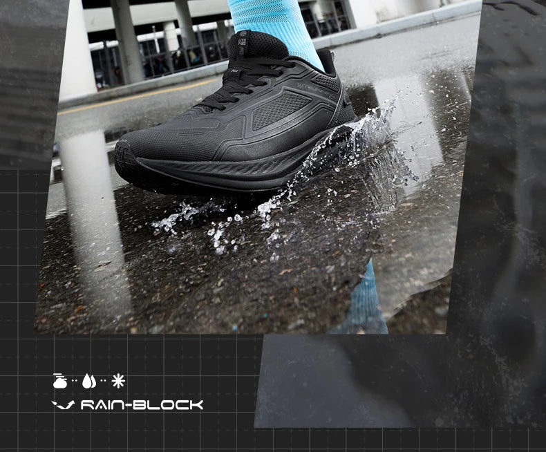 Degrees Wingblade Rainblock Men Running Shoes Splash Proof Anti-Slip Water Repellent Grippy Stable Male Sneakers 672532231
