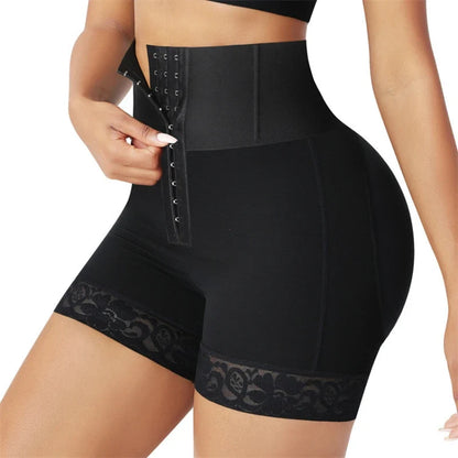 Women High Waist Body Shaper Panties Butt Lifter Slim Shapewear BBL Shorts Tummy Control Bandage Panties
