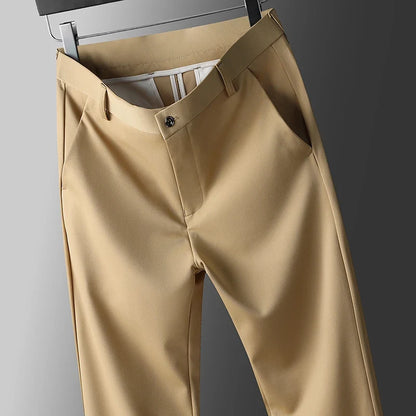 Four-Way Stretch Business Casual Pants for Men, Spring/Autumn Dress Pants, Men's Trousers, Formal Pants, Casual Elastic Dress Pa
