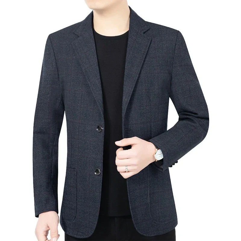 Brand Fashion Suits Blazer Mens Checked Spring Blazer for Men Stylish 2026 Autumn New in Suits Blazers Men Clothing