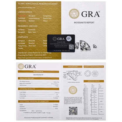 D VVS1 All Moissanite Rings for Women Man Lab Diamond Wedding Eternity Band with GRA S925 Silver Plated 18k Gold Ring
