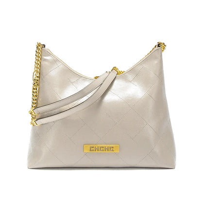 Women's Handbag New Silver Tote Bag Classic Car Seam Handheld Chain Bag