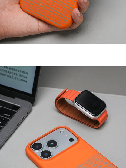 Stylish Bare-feel Sandstone Anti-Slip Magnetic Phone Case For IPhone 17Pro Max 16 15 For MagSafe Charge Beat PC Hard Cover Funda