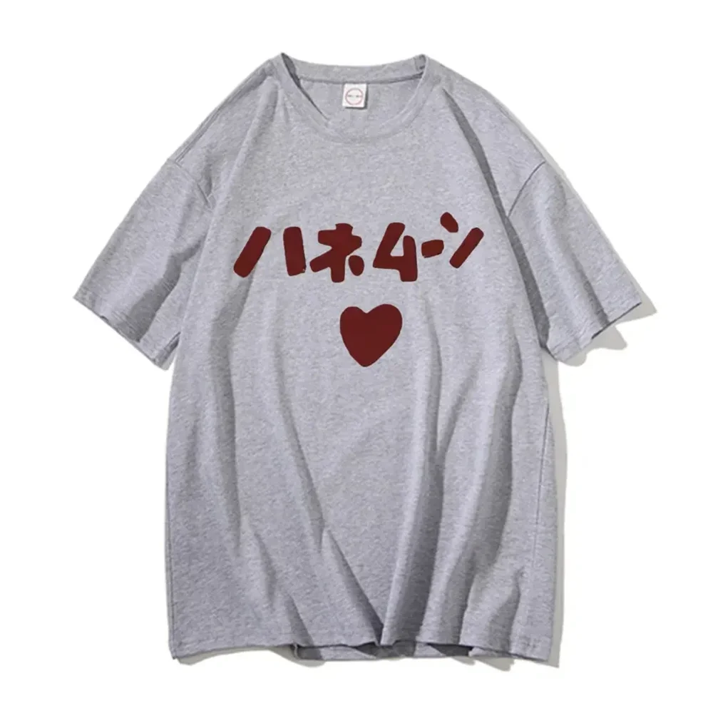 Japanese Manga T Shirt Summer Women Tshirt Funny Cute Anime Same Style Print T-shirts Harajuku Short Sleeve Casual