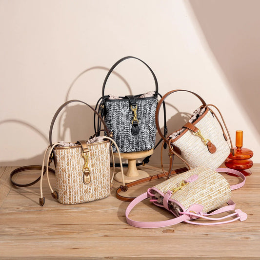 Minimalist and Versatile Summer New-arrival Straw Handbag for Women Exquisitely Crafted Women's Shoulder Bag