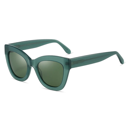 Handmade Acetate Polarized Sunglasses Fashion Square Shade UV400 Protection Sun Glasses for Women