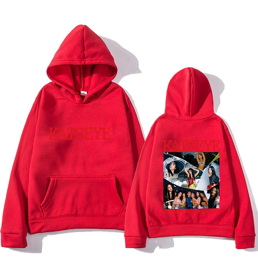 KATSEYE The Beautiful Chaos fashion Hoodie Men Women's new Autumn Winter streetwear vintage clothes Fleece Long sleeve pullovers