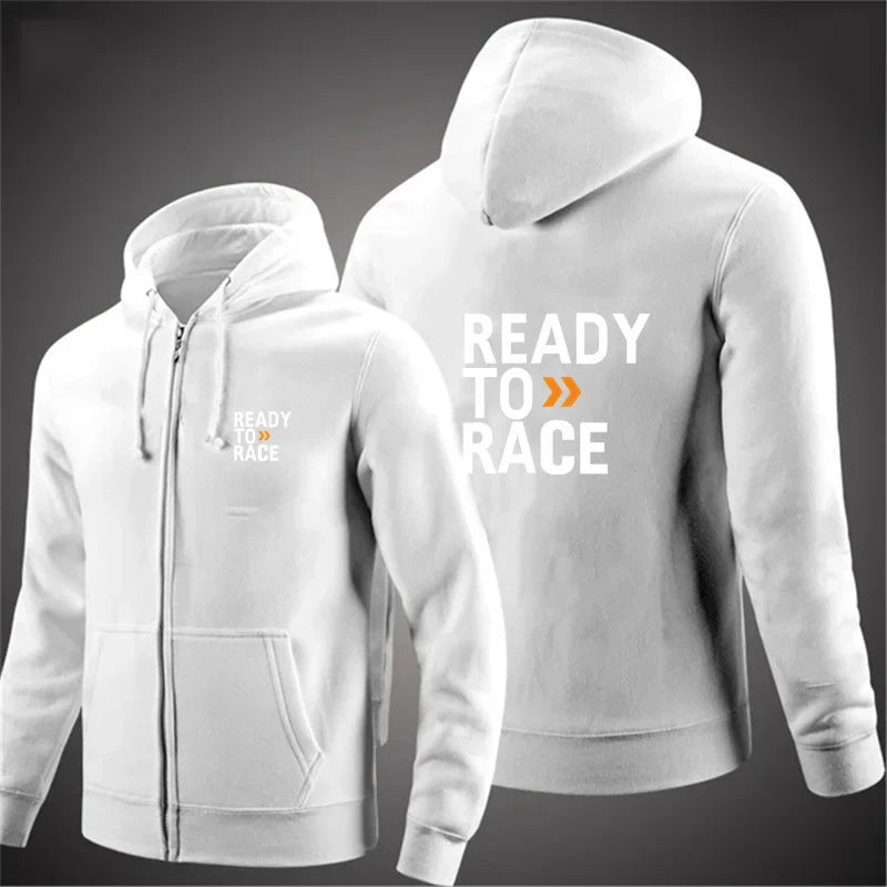 Spring Autumn Men Hoodies Ready To Race Print Hoody Women Sweatshirt Hip Hop Unisex Streetwear y2k Clothing Hombre