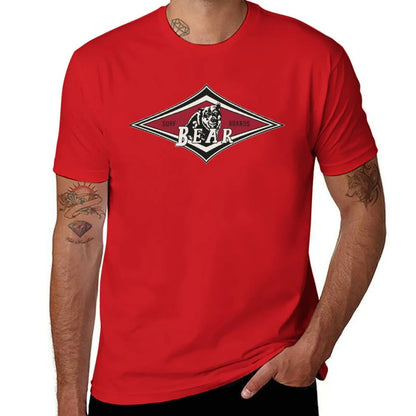 New Vintage Surfing Bear Big Wednesday cult Surfboard surf logo diamond retro T shirt T-Shirt T-Shirt