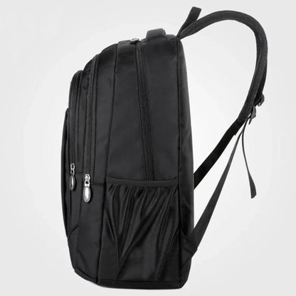 Business casual backpack for men, laptop bag, large capacity travel bag, student schoolbag, Korean version student backpack [zip