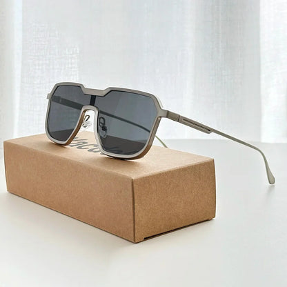 Steampunk Sunglass Men One Pieces Vintage Sunglasses Women New Luxury Fashion Glasses Gafas De Sol Hombre Zonnebril Dropshipping