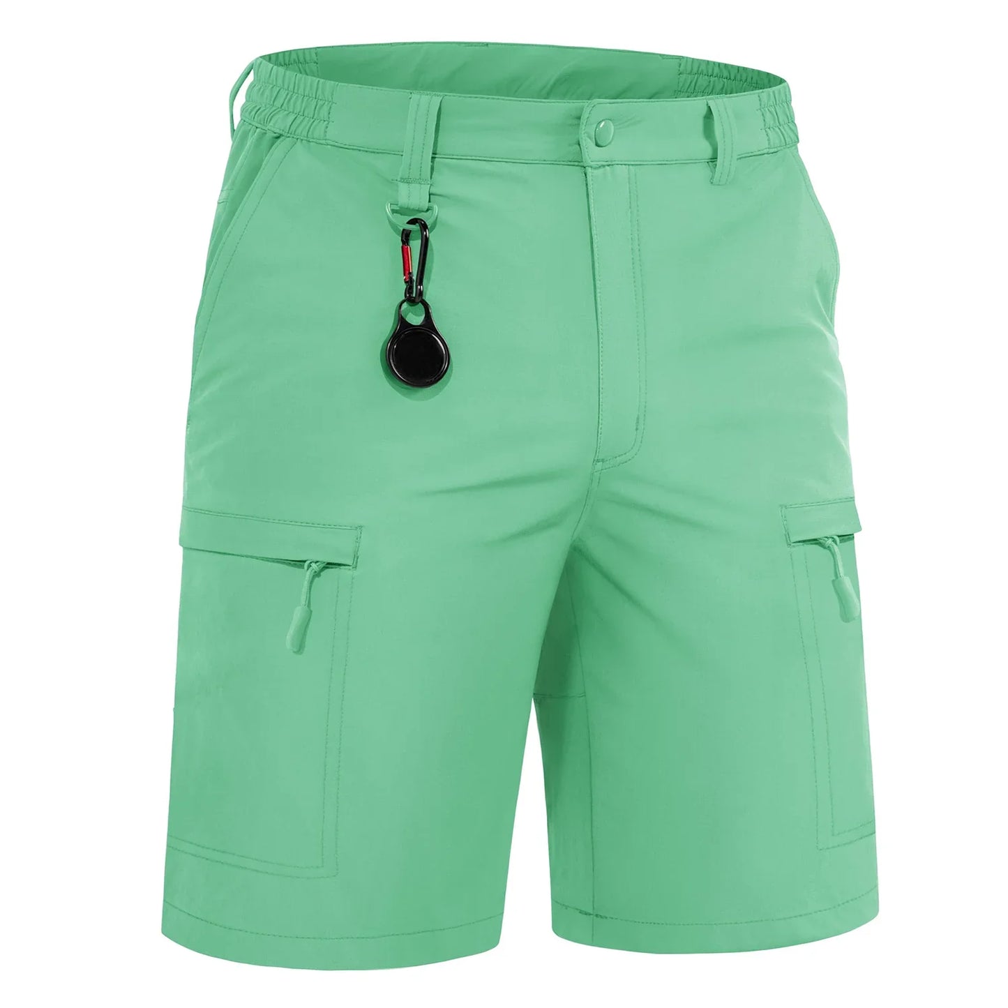 Summer Moisture Wicking Casual Shorts Mens Cargo Work Shorts Running Jogging Sports Bottoms Nylon Rip-Stop Short Pants