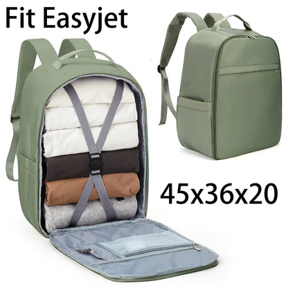 Easyjet Cabin Bag 45x36x20 Backpack, Travel Backpack Woman Ryanair with Aeroplane Backpack Hand Luggage Laptop Man Daypack
