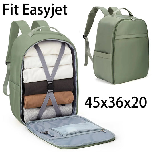 Easyjet Cabin Bag 45x36x20 Backpack, Travel Backpack Woman Ryanair with Aeroplane Backpack Hand Luggage Laptop Man Daypack