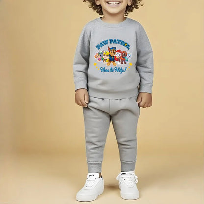 Boys Fashion Hoodies Sets Kids Casual Pullover and Sweatpant Two Piece Suit Spring Autumn New Child Sport Tracksuit